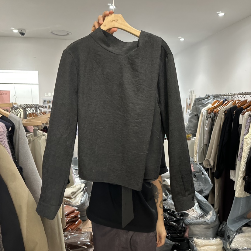 LEWIN東大門㊣實拍女士新款休閑人氣熱賣推薦真品襯衫蕾絲衫LEWIN襯衫/蕾絲衫圖色1