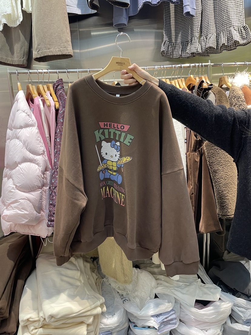 MENDL S韓國直郵㊣女裝新品25秋冬時尚熱賣職業休閑人氣衛衣MENDL S衛衣圖色2