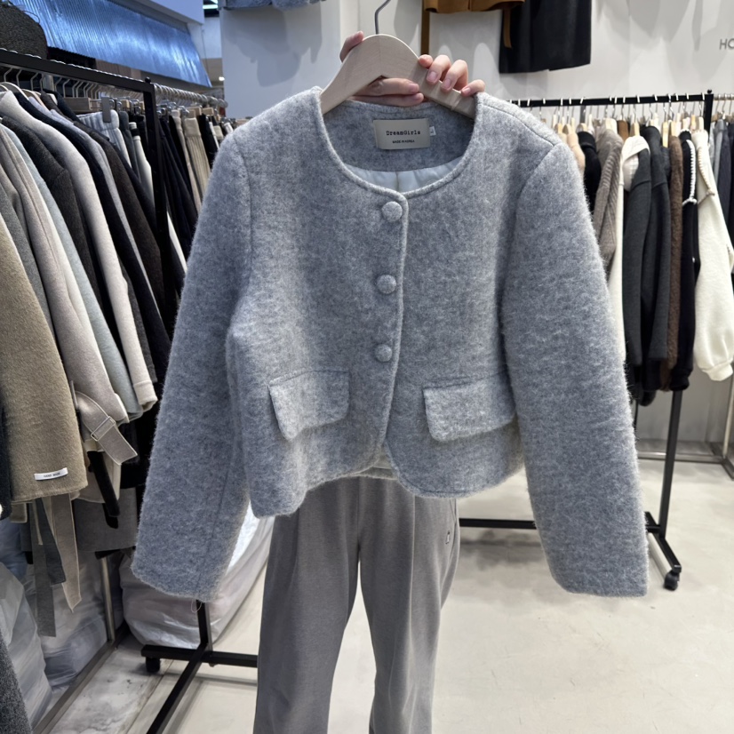 HOT PLACE韓國代購㊣女裝新品真品推薦人氣熱賣25秋冬夾克棉HOT PLACE_ISSUE/DREAM GIRIS夾克圖色4