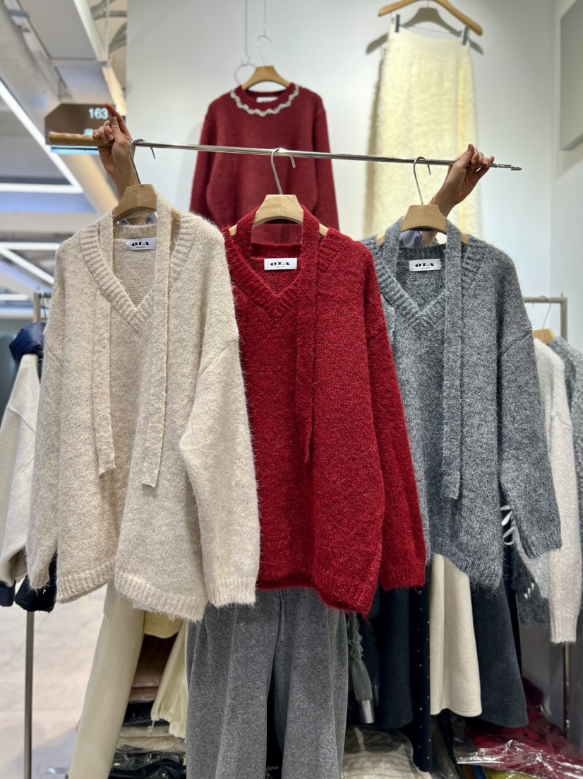 OLA東大門㊣實拍女裝新品職業真品25秋冬休閑人氣時尚連衣裙mellor/OLA連衣裙