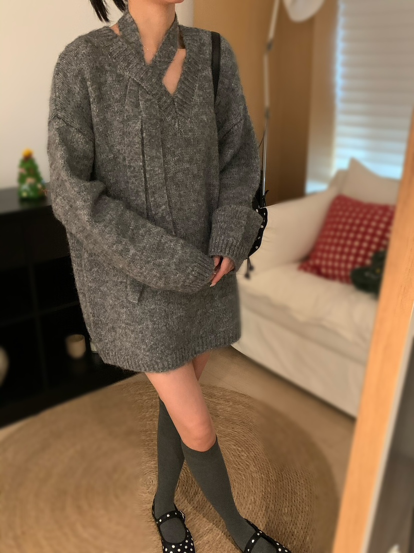 OLA東大門㊣實拍女裝新品職業真品25秋冬休閑人氣時尚連衣裙mellor/OLA連衣裙