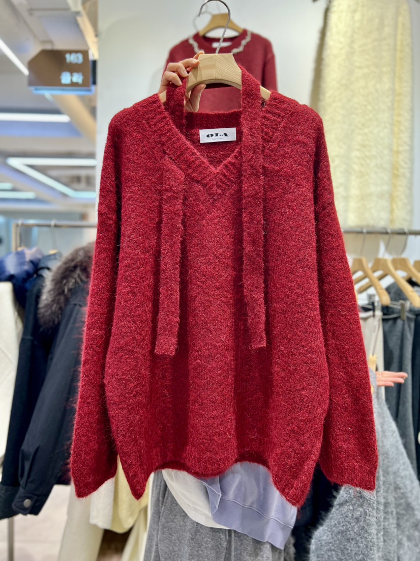 OLA東大門㊣實拍女裝新品職業真品25秋冬休閑人氣時尚連衣裙mellor/OLA連衣裙圖色2