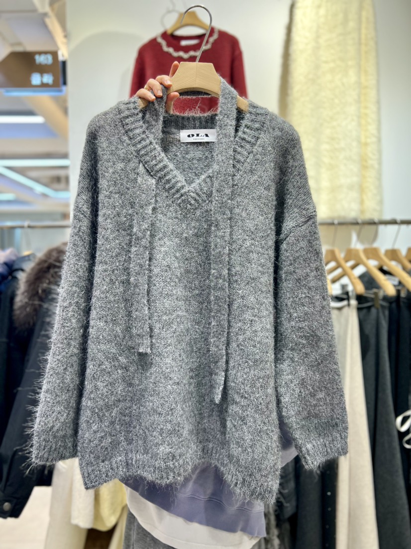 OLA東大門㊣實拍女裝新品職業真品25秋冬休閑人氣時尚連衣裙mellor/OLA連衣裙圖色3