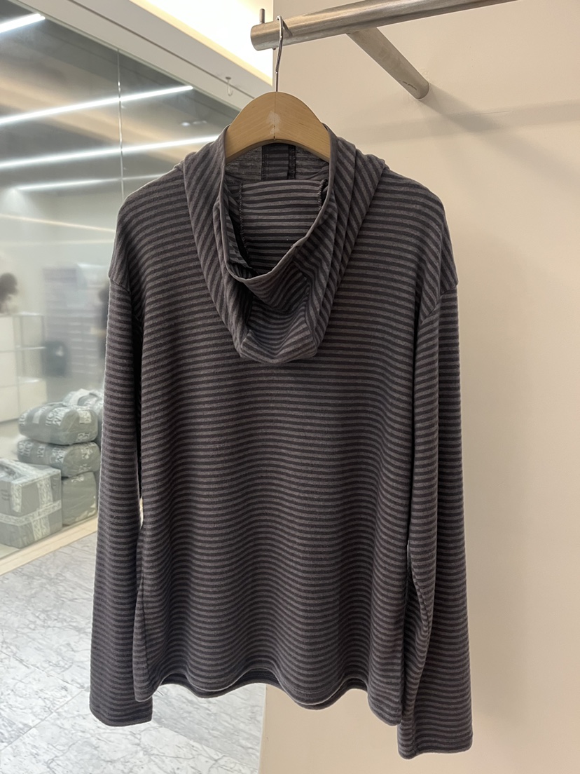 DE VENTI韓國直郵㊣女裝新款休閑職業熱賣人氣衛衣連帽衫條紋DE VENTI衛衣