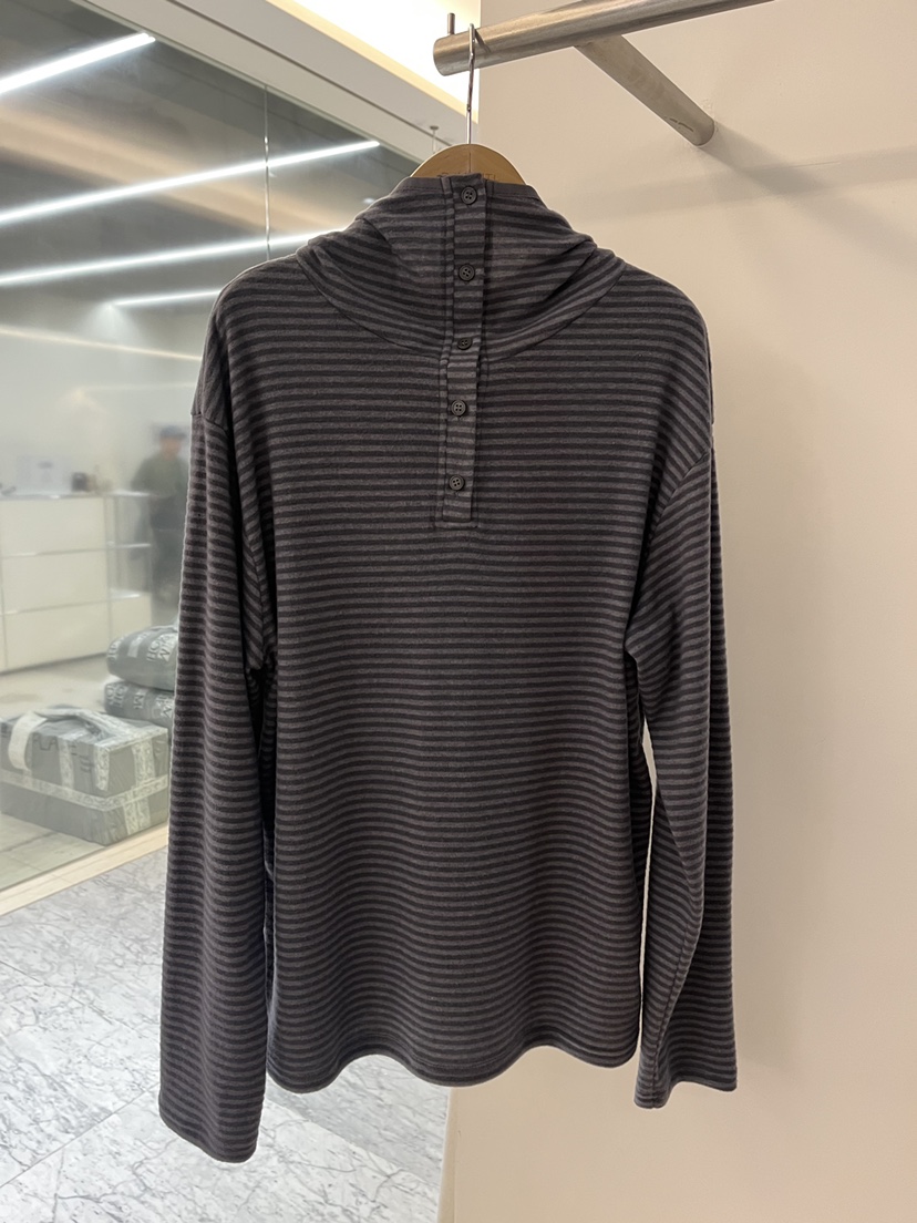 DE VENTI韓國直郵㊣女裝新款休閑職業熱賣人氣衛衣連帽衫條紋DE VENTI衛衣圖色1