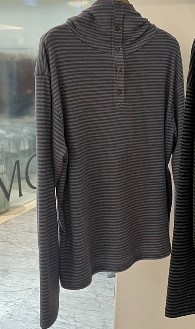 DE VENTI韓國直郵㊣女裝新款休閑職業熱賣人氣衛衣連帽衫條紋DE VENTI衛衣圖色2