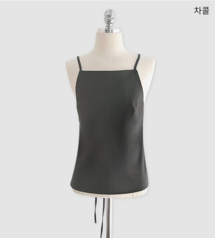 LIVE FOREVER韓國代購㊣女裝新款真品熱賣職業人氣吊帶背心LIVE FOR_EVER吊帶/背心圖色1