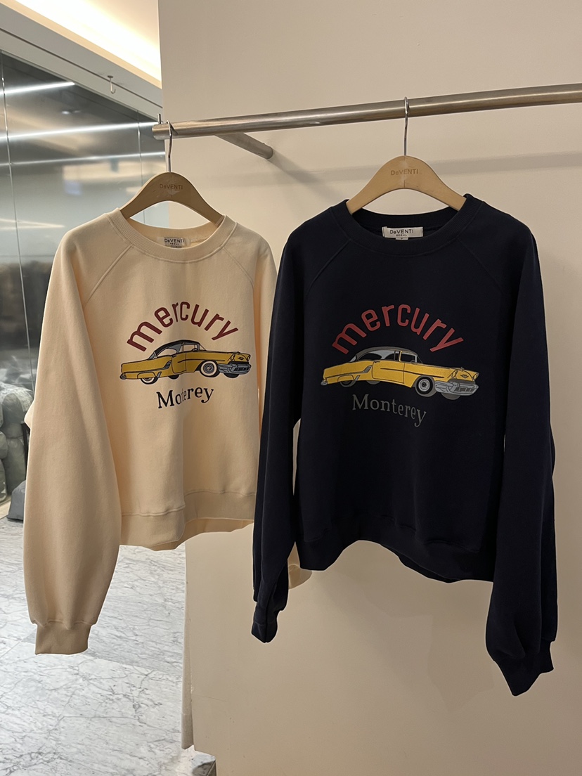 DE VENTI韓國直郵㊣女士新品職業休閑人氣真品25秋冬時尚衛衣DE VENTI衛衣