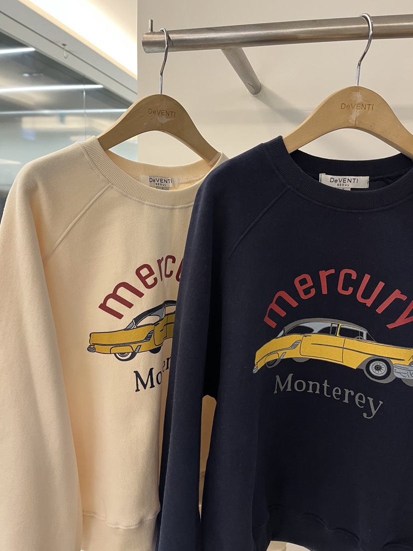 DE VENTI韓國直郵㊣女士新品職業休閑人氣真品25秋冬時尚衛衣DE VENTI衛衣