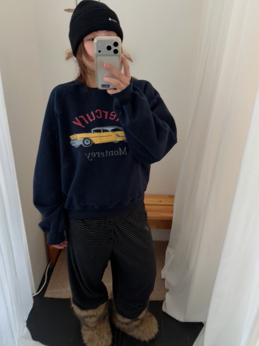 DE VENTI韓國直郵㊣女士新品職業休閑人氣真品25秋冬時尚衛衣DE VENTI衛衣