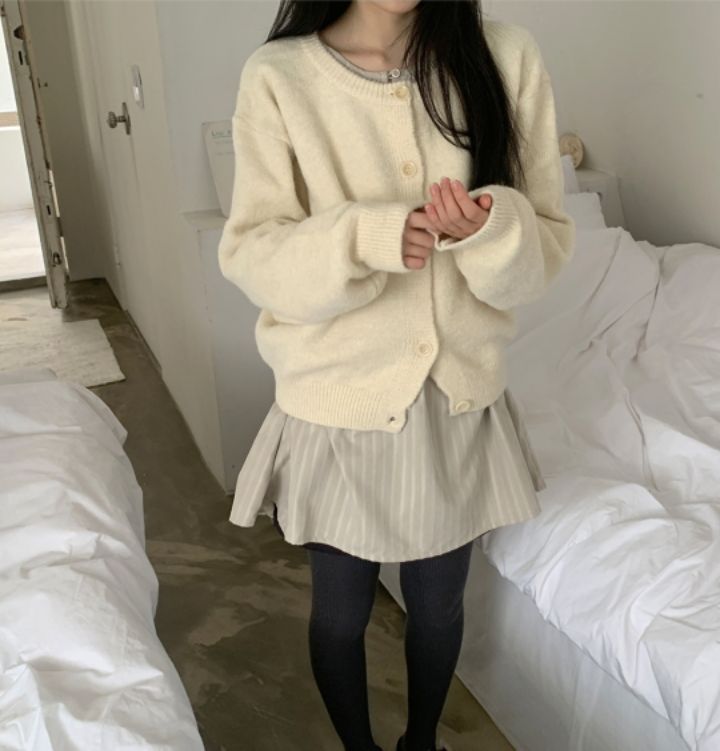 LIVE FOREVER東大門㊣直郵女士新款休閑推薦人氣針織衫開衫LIVE FOR_EVER針織衫