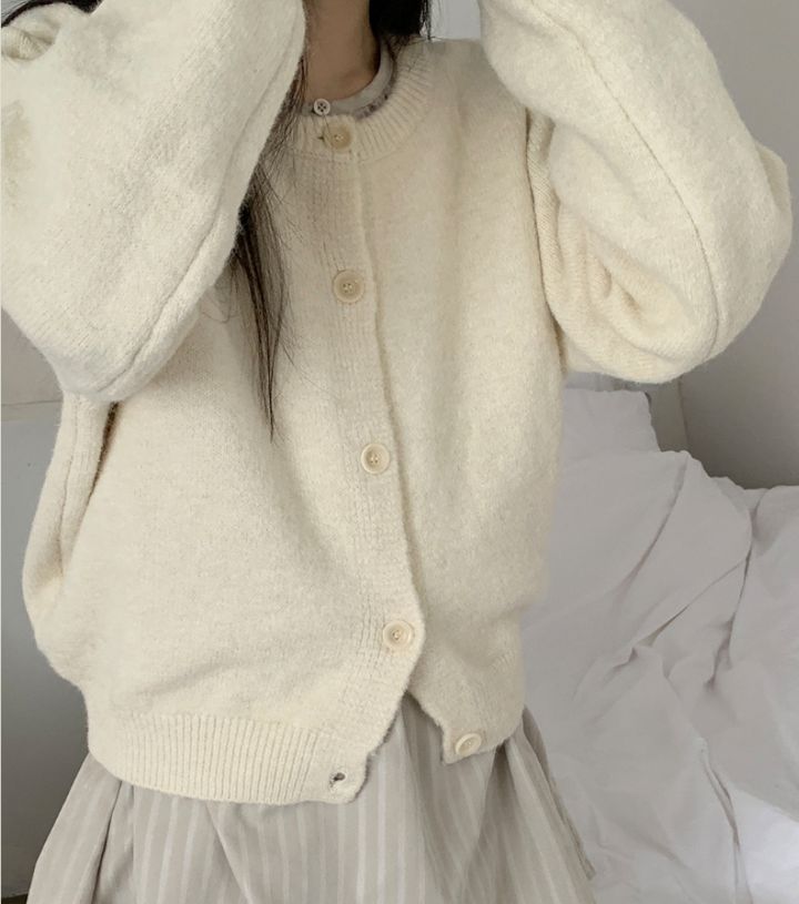 LIVE FOREVER東大門㊣直郵女士新款休閑推薦人氣針織衫開衫LIVE FOR_EVER針織衫