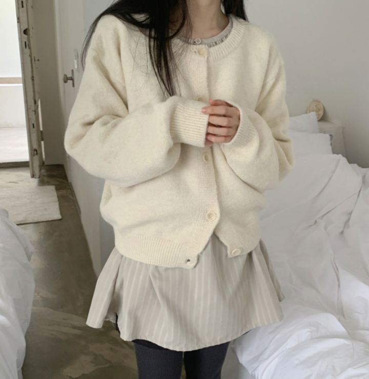 LIVE FOREVER東大門㊣直郵女士新款休閑推薦人氣針織衫開衫LIVE FOR_EVER針織衫