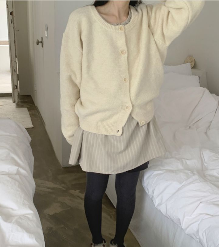 LIVE FOREVER東大門㊣直郵女士新款休閑推薦人氣針織衫開衫LIVE FOR_EVER針織衫