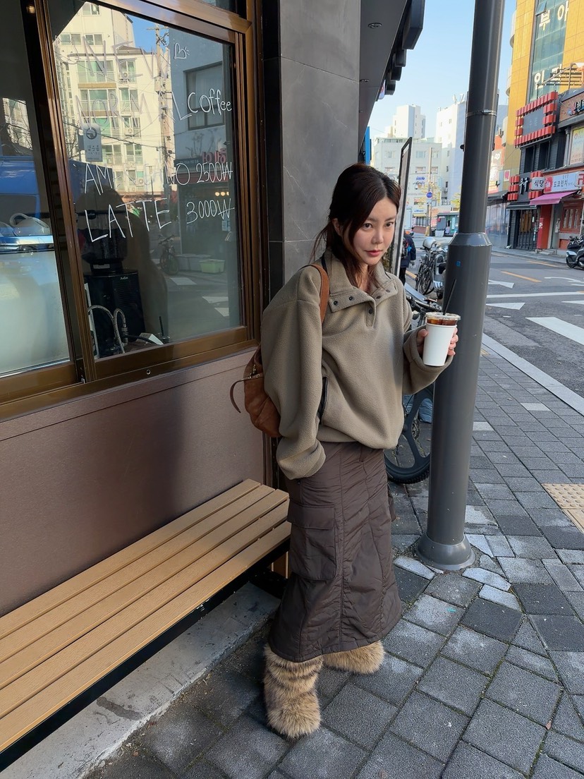 DE VENTI韓國代購㊣女裝新款真品休閑時尚25秋冬衛衣抓絨拉鏈DE VENTI衛衣