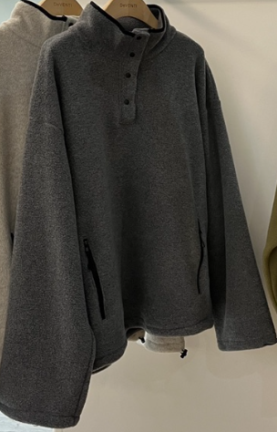 DE VENTI韓國代購㊣女裝新款真品休閑時尚25秋冬衛衣抓絨拉鏈DE VENTI衛衣圖色2