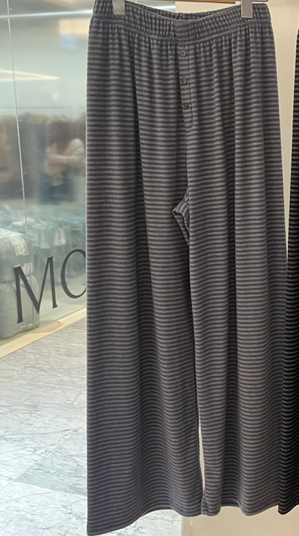 DE VENTI韓國直郵㊣女裝新款時尚人氣休閑職業熱賣休閑褲條紋DE VENTI休閑褲圖色2