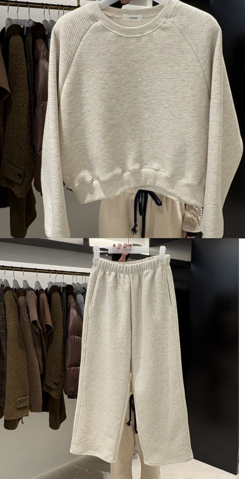 CREAM-P韓國直郵㊣女士新款熱賣休閑25秋冬人氣職業推薦套裝CREAM-P套裝圖色1