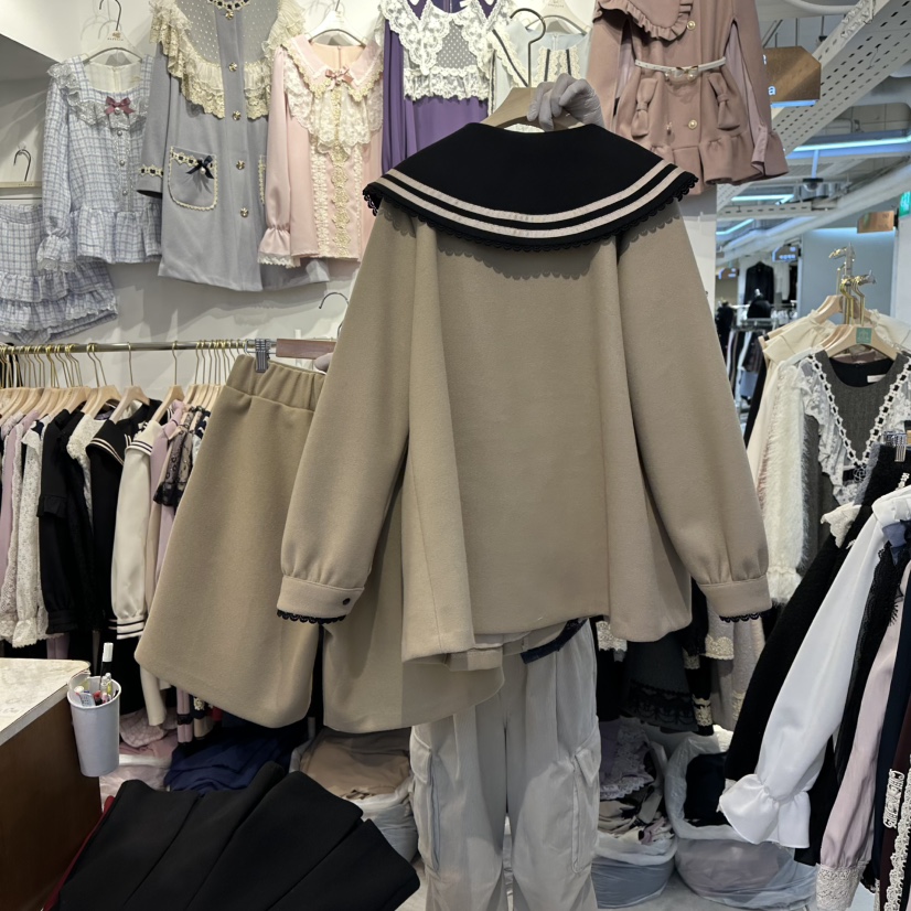 PAPA韓國代購㊣女士新款熱賣真品推薦職業人氣休閑25秋冬套裝PaPa/HALMADE套裝