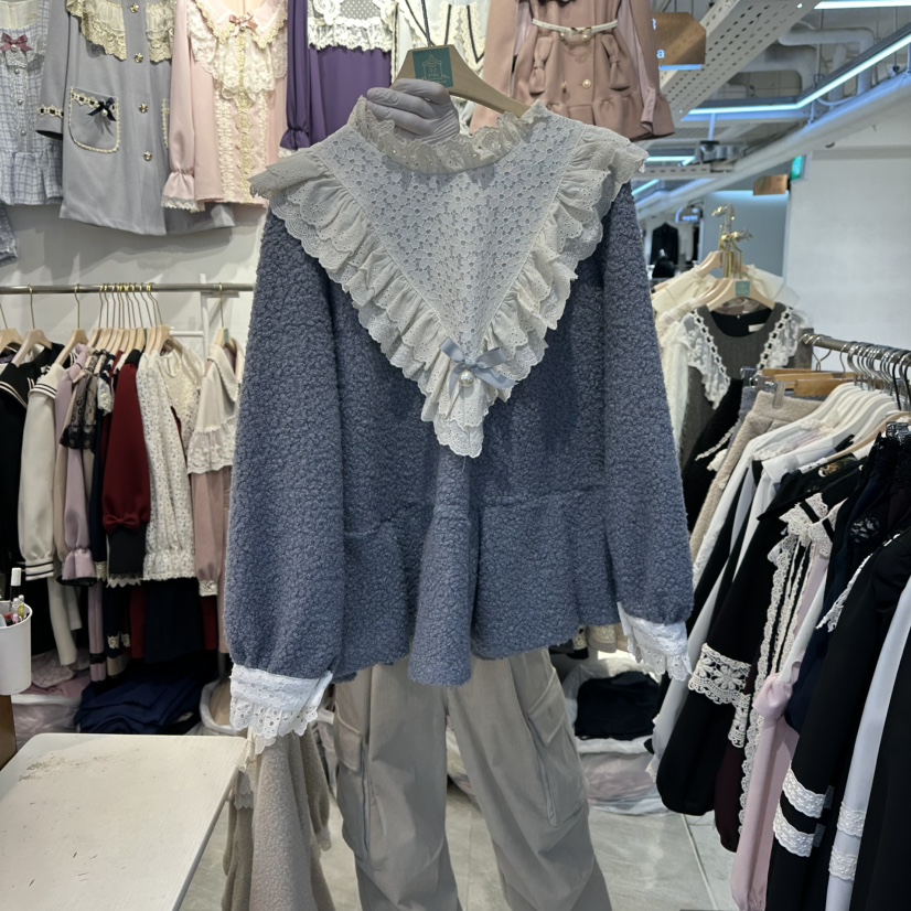 PAPA東大門㊣實拍女裝新品職業休閑人氣真品推薦25秋冬衛衣PaPa/HALMADE衛衣圖色1