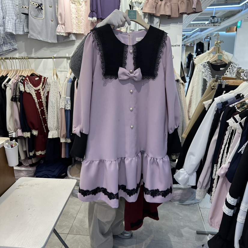 PAPA東大門㊣代購女士新款職業推薦時尚真品休閑熱賣連衣裙PaPa/HALMADE連衣裙圖色1