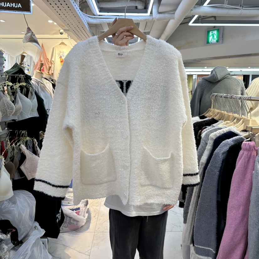 AKRA BY ART韓國直郵㊣女裝新款人氣時尚職業熱賣毛衣開衫AKRA BY ART毛衣
