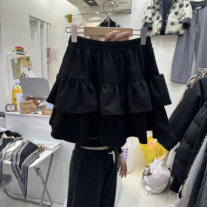 HOJAE韓國代購㊣女裝新品職業真品人氣推薦時尚休閑熱賣裙褲MID-LEVEL JUMP裙褲