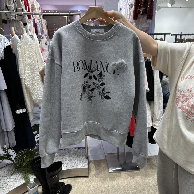 VIRUS東大門㊣直郵女士新款真品休閑人氣職業推薦熱賣25秋冬衛衣VIRUS衛衣圖色1