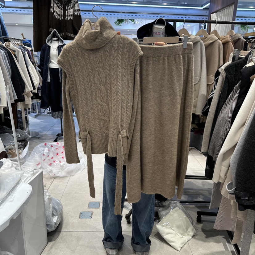 DREAM GIRIS韓國直郵㊣女裝新款25秋冬時尚職業套裝含腰帶DREAM GIRIS/HOT PLACE_ISSUE套裝圖色2