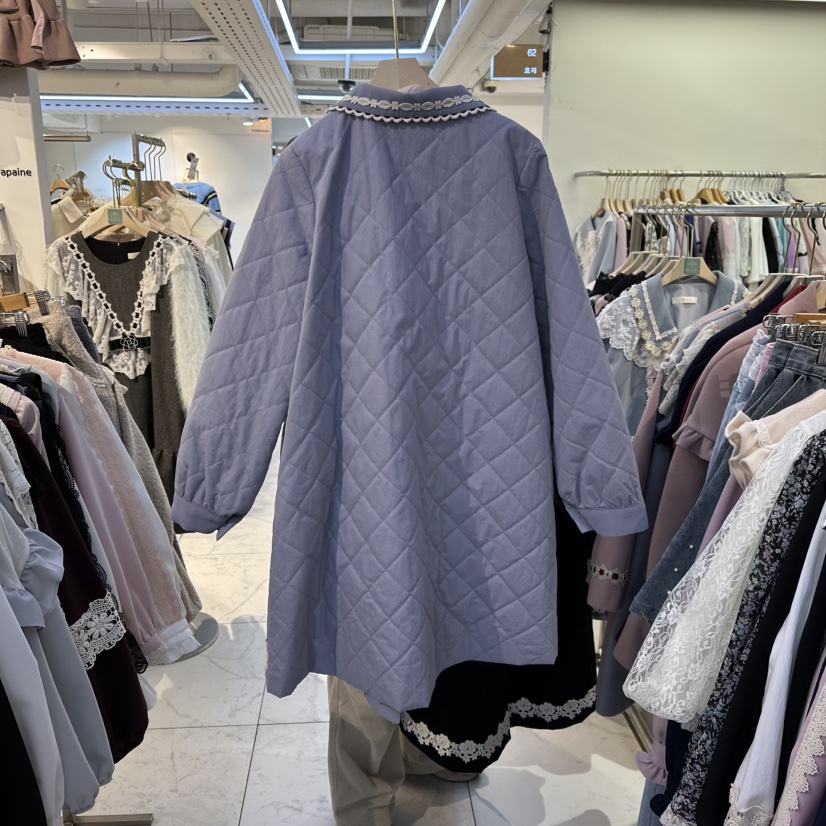 PAPA東大門㊣實拍女裝新品熱賣推薦休閑職業25秋冬中長款大衣PaPa/HALMADE中長款大衣