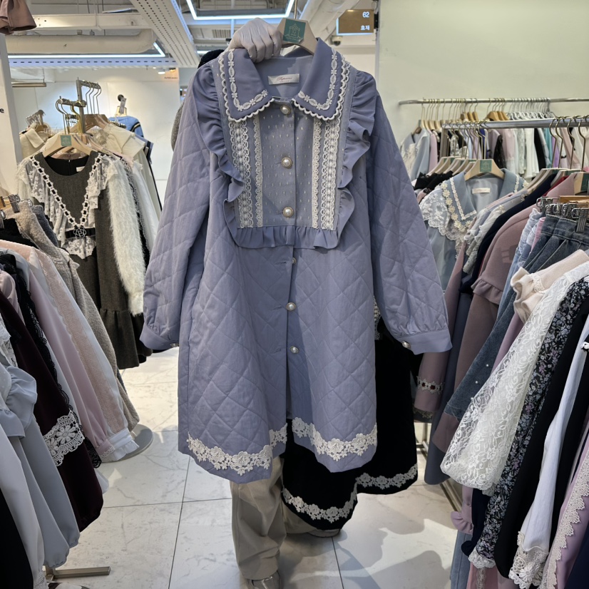 PAPA東大門㊣實拍女裝新品熱賣推薦休閑職業25秋冬中長款大衣PaPa/HALMADE中長款大衣圖色1