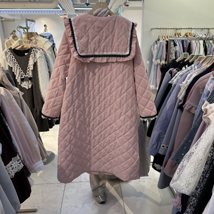 PAPA東大門㊣代購女裝新款時尚推薦真品熱賣職業中長款大衣PaPa/HALMADE中長款大衣