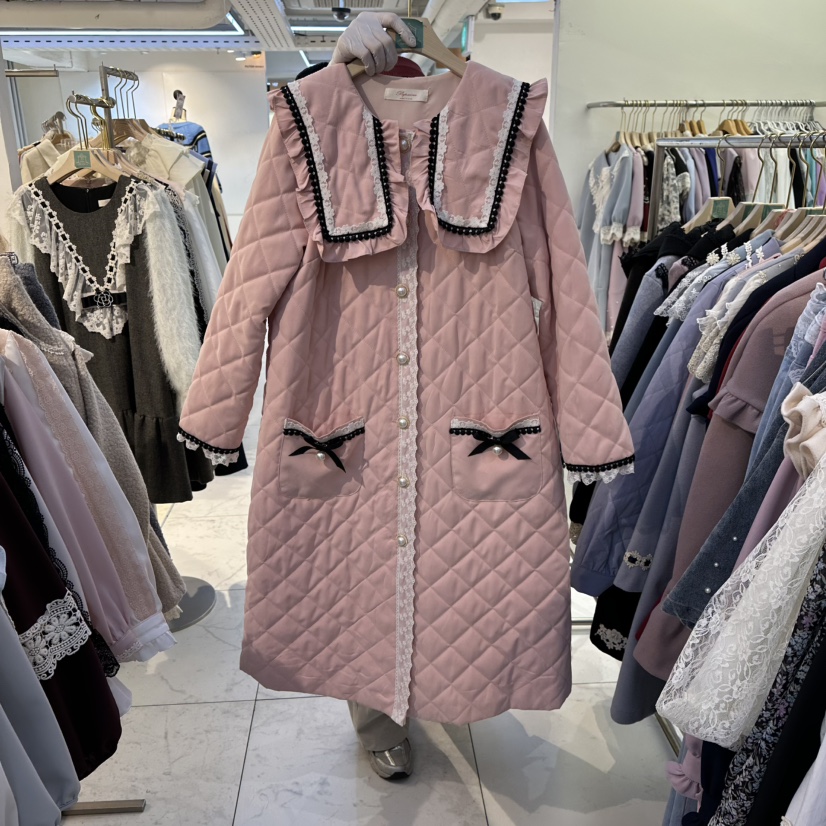 PAPA東大門㊣代購女裝新款時尚推薦真品熱賣職業中長款大衣PaPa/HALMADE中長款大衣圖色2