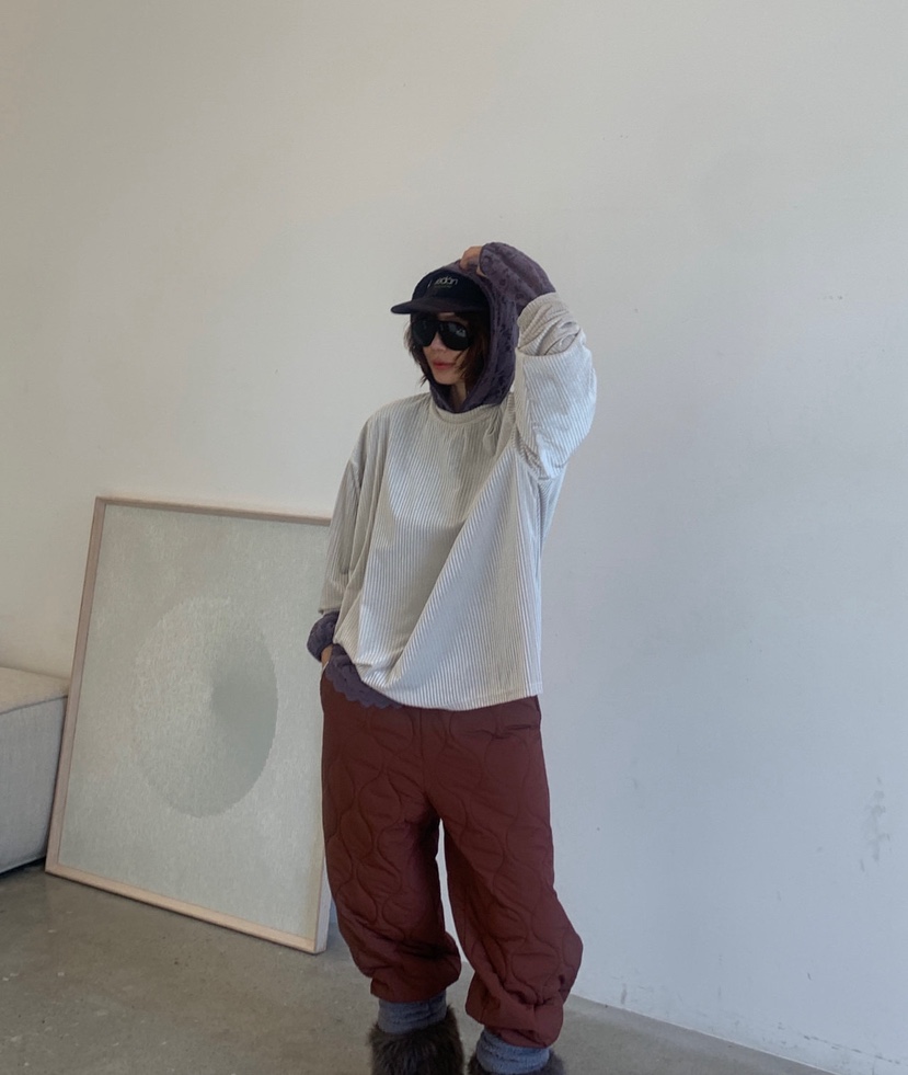 PARIS MATCH韓國代購㊣女士新款職業25秋冬時尚真品休閑褲PARIS MATCH休閑褲