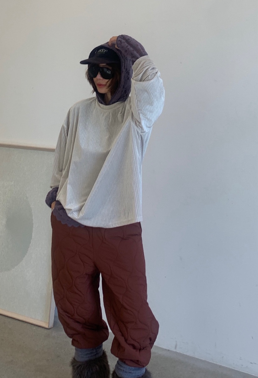 PARIS MATCH東大門㊣直郵女裝新品職業推薦熱賣時尚長袖T恤PARIS MATCH長袖T恤