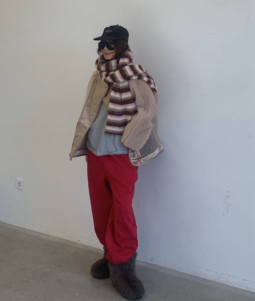 PARIS MATCH東大門㊣實拍女士新品25秋冬休閑推薦圍巾披肩PARIS MATCH圍巾/披肩