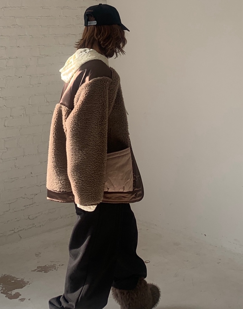 PARIS MATCH韓國代購㊣女裝新款時尚推薦職業夾克圓領緞面PARIS MATCH夾克