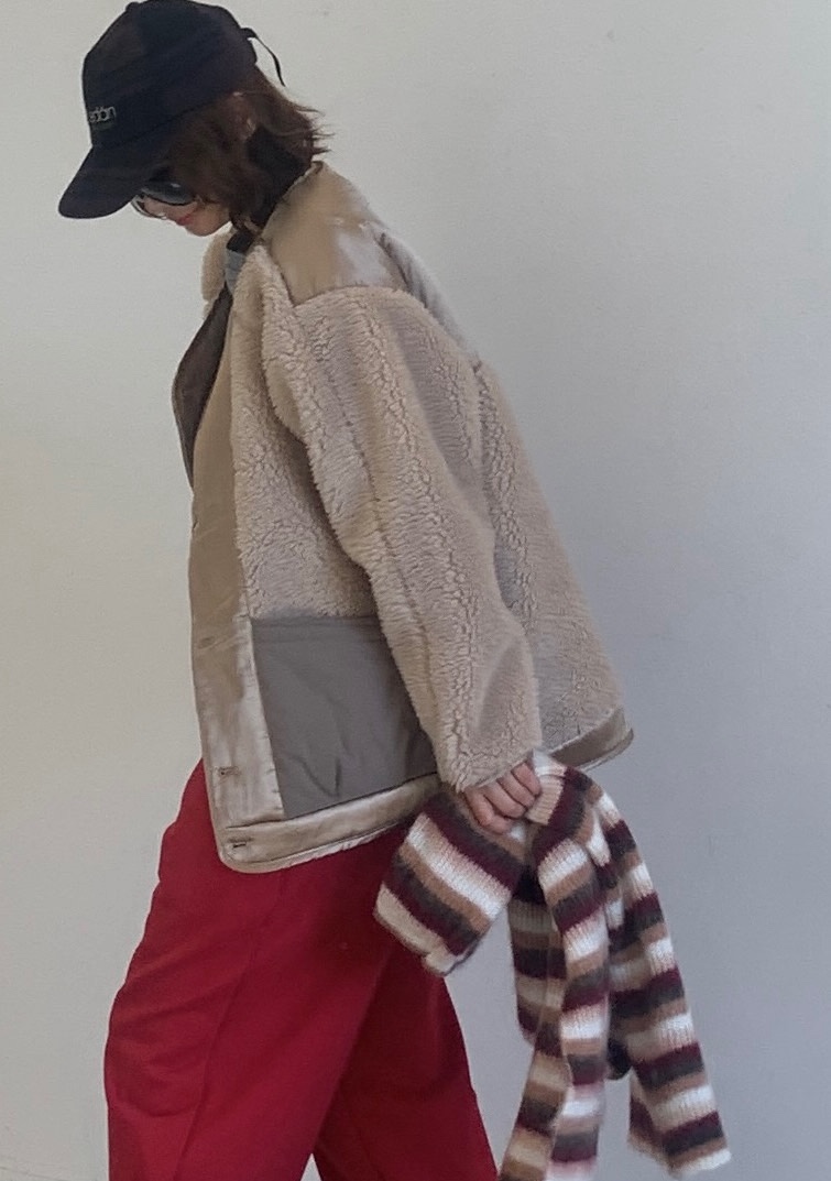 PARIS MATCH韓國代購㊣女裝新款時尚推薦職業夾克圓領緞面PARIS MATCH夾克