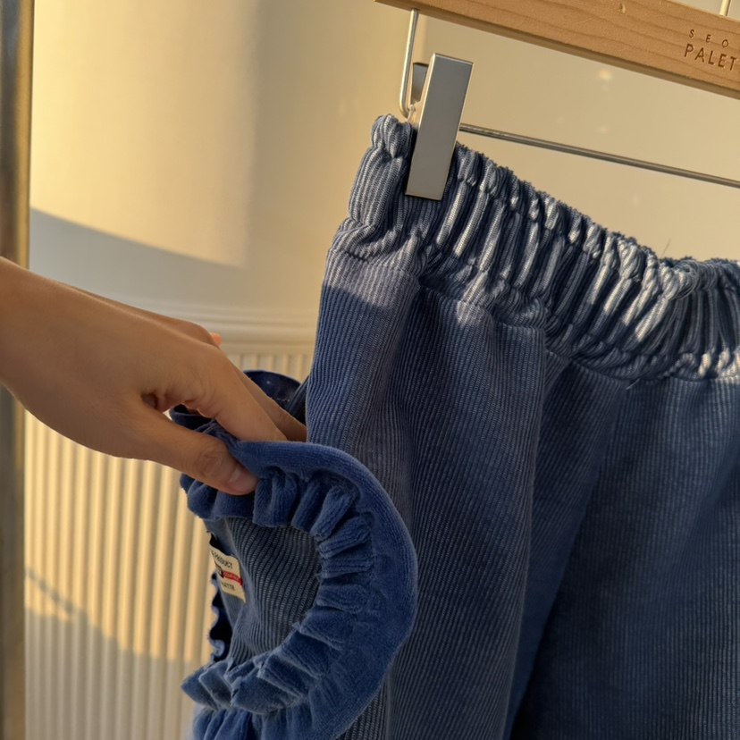 PALETTE-Q韓國直郵㊣女裝新品休閑推薦人氣真品短褲天鵝絨PALETTE-Q短褲