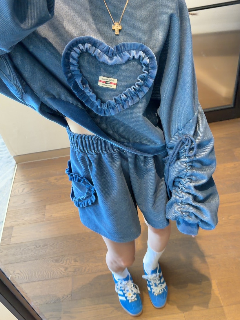 PALETTE-Q韓國直郵㊣女裝新品休閑推薦人氣真品短褲天鵝絨PALETTE-Q短褲