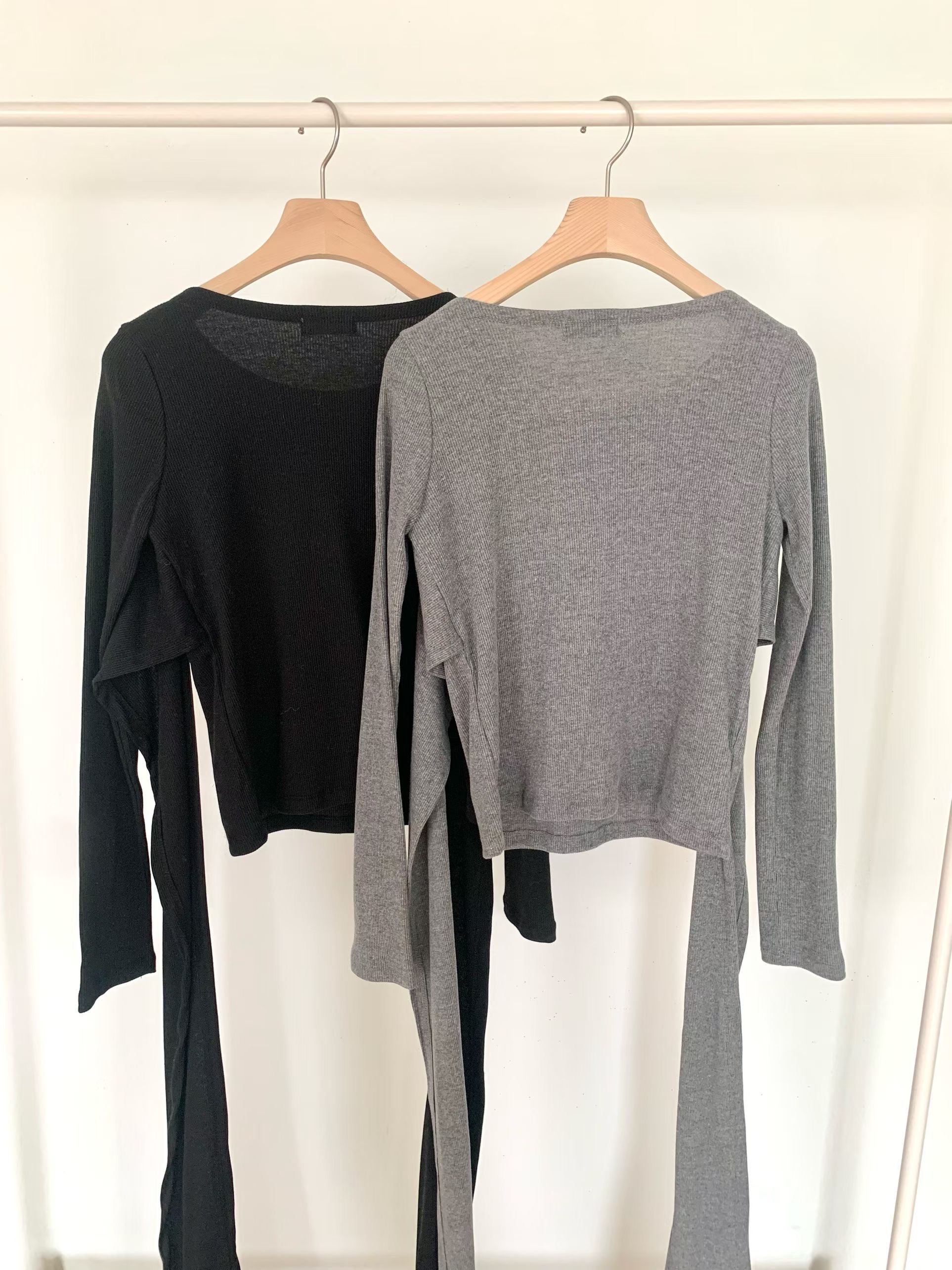 AGATHE韓國直郵㊣女裝新款人氣時尚推薦職業熱賣真品長袖T恤AGATHE長袖T恤