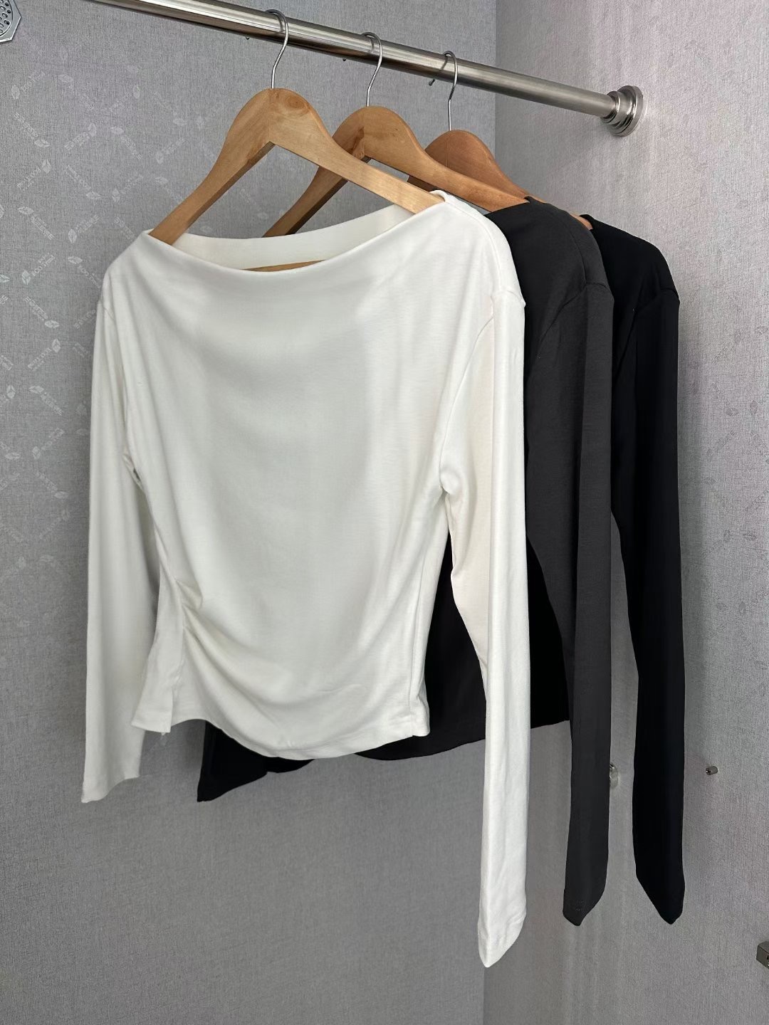 OLZE-올제-T韓國代購㊣女士新款真品休閑推薦熱賣長袖T恤OLZE-올제-T長袖T恤圖色3左三色