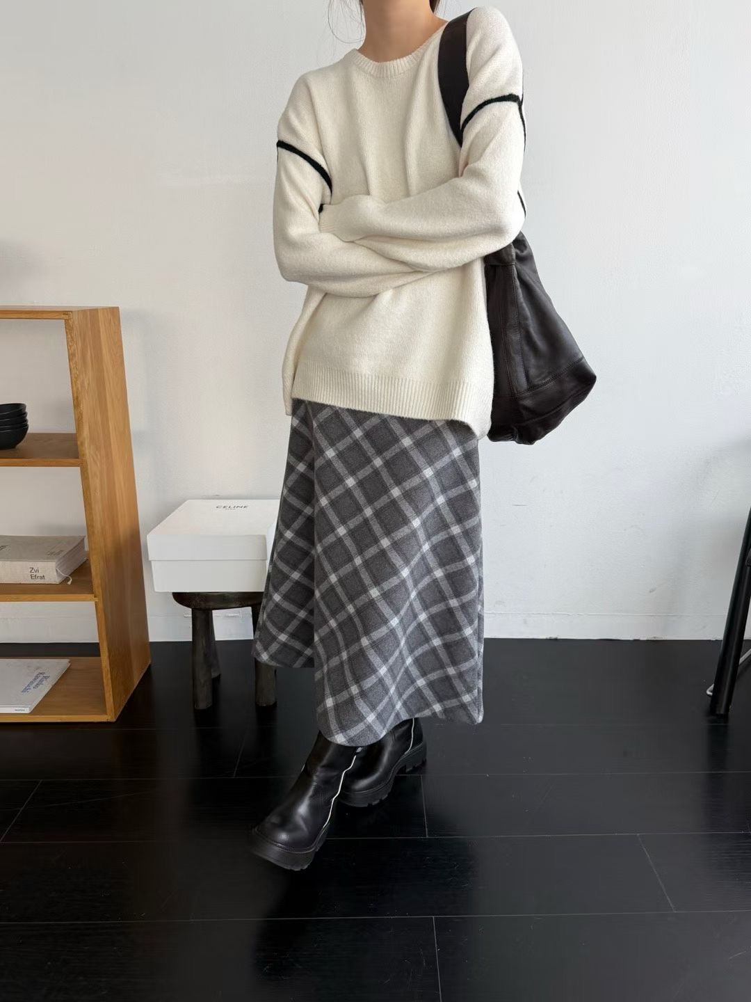 LANDMARK東大門㊣直郵女士新款休閑真品25秋冬時尚人氣長裙LANDMARK長裙