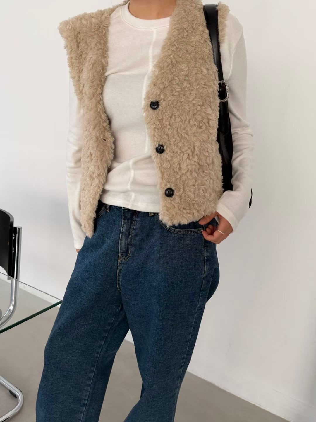 LANDMARK韓國代購㊣女士新款人氣職業熱賣推薦休閑真品馬甲LANDMARK馬甲