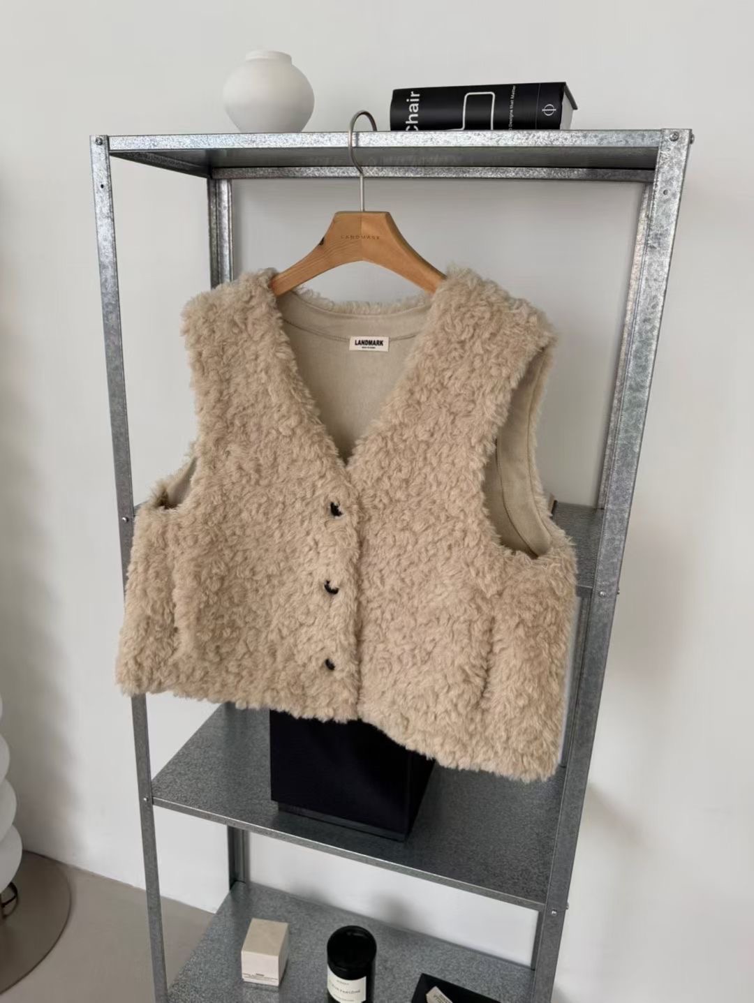 LANDMARK韓國代購㊣女士新款人氣職業熱賣推薦休閑真品馬甲LANDMARK馬甲圖色1