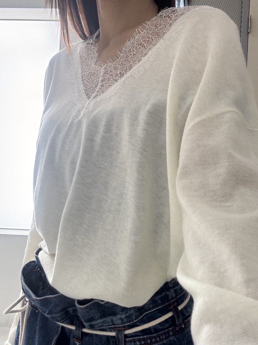 FRANC—L韓國代購㊣女士新品時尚推薦人氣真品長袖T恤安哥拉FRANC長袖T恤