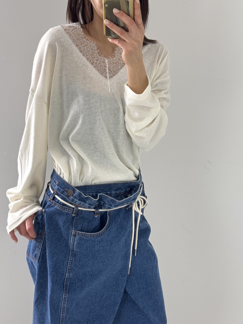 FRANC—L韓國代購㊣女士新品時尚推薦人氣真品長袖T恤安哥拉FRANC長袖T恤