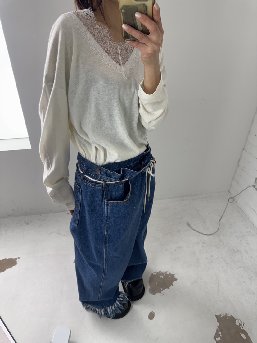 FRANC—L韓國代購㊣女士新品時尚推薦人氣真品長袖T恤安哥拉FRANC長袖T恤