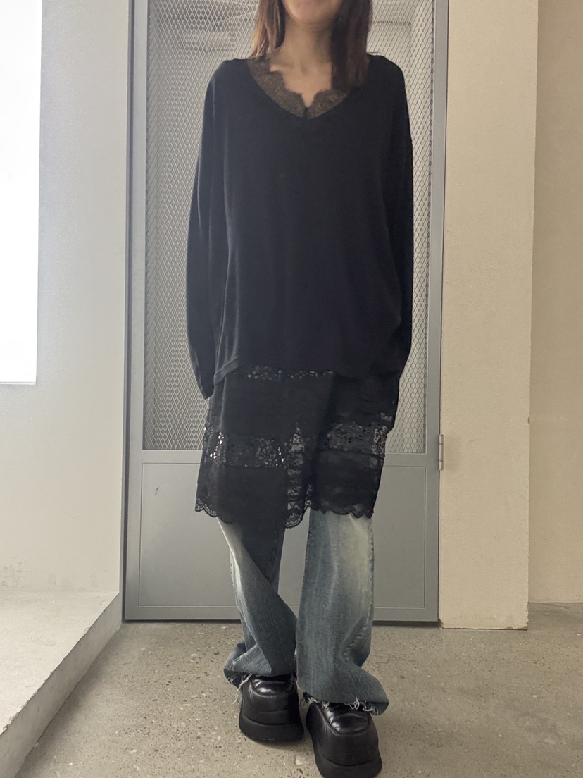 FRANC—L韓國代購㊣女士新品時尚推薦人氣真品長袖T恤安哥拉FRANC長袖T恤