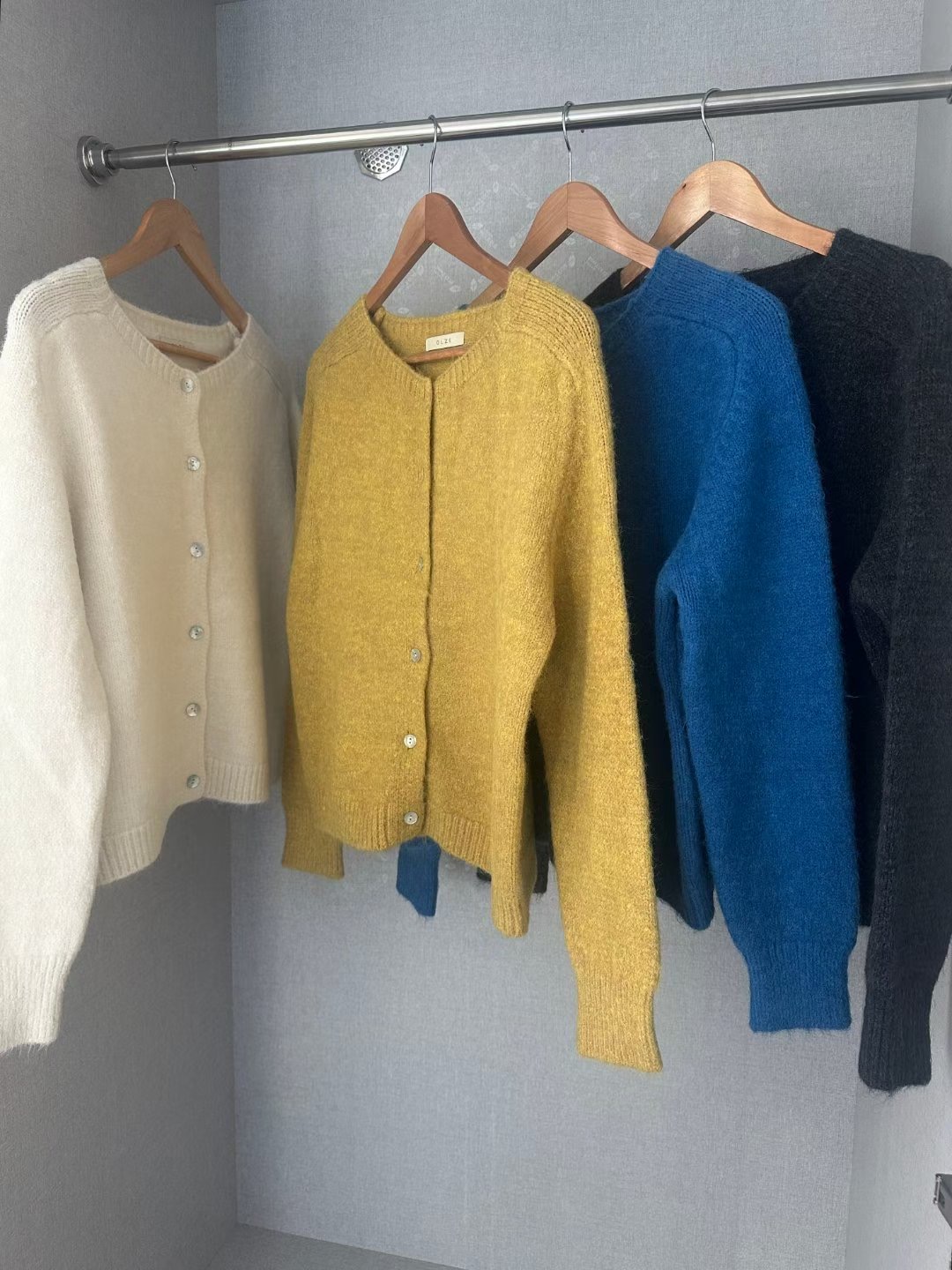 OLZE-올제-T東大門㊣代購女裝新品時尚25秋冬休閑人氣針織衫OLZE-올제-T針織衫